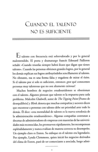 El talento nunca es suficiente - Jhon Maxwell