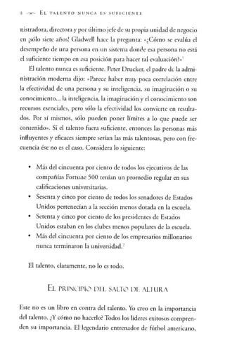 El talento nunca es suficiente - Jhon Maxwell