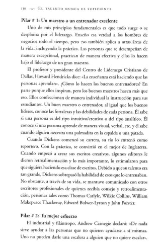 El talento nunca es suficiente - Jhon Maxwell