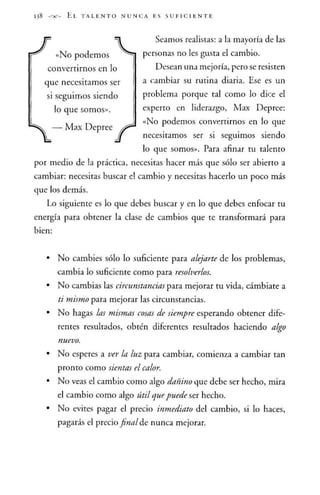 El talento nunca es suficiente - Jhon Maxwell