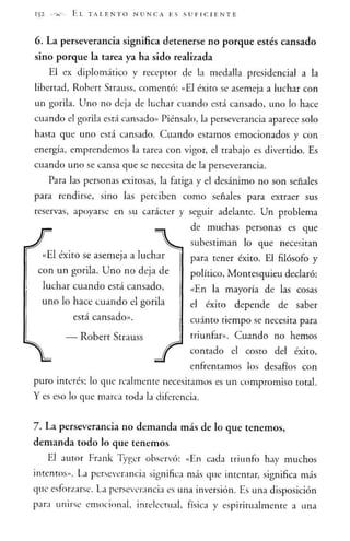 El talento nunca es suficiente - Jhon Maxwell