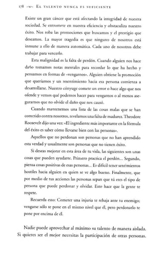 El talento nunca es suficiente - Jhon Maxwell