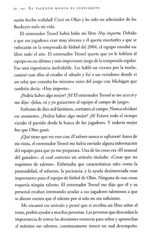 El talento nunca es suficiente - Jhon Maxwell