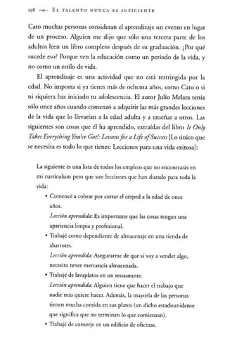 El talento nunca es suficiente - Jhon Maxwell