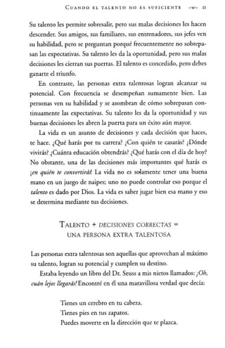 El talento nunca es suficiente - Jhon Maxwell