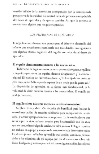 El talento nunca es suficiente - Jhon Maxwell