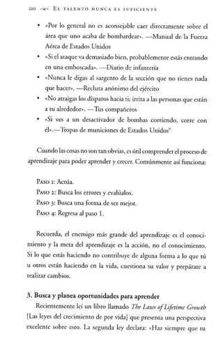 El talento nunca es suficiente - Jhon Maxwell