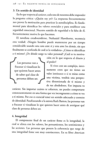 El talento nunca es suficiente - Jhon Maxwell