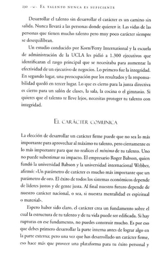 El talento nunca es suficiente - Jhon Maxwell