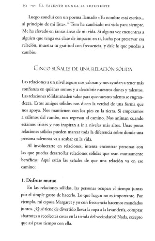 El talento nunca es suficiente - Jhon Maxwell