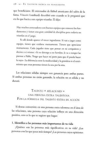 El talento nunca es suficiente - Jhon Maxwell