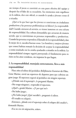 El talento nunca es suficiente - Jhon Maxwell