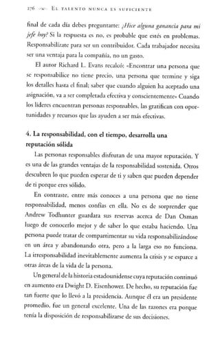 El talento nunca es suficiente - Jhon Maxwell