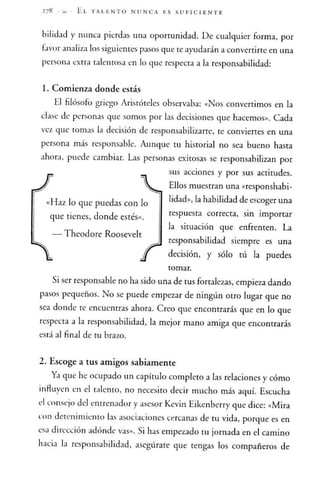 El talento nunca es suficiente - Jhon Maxwell