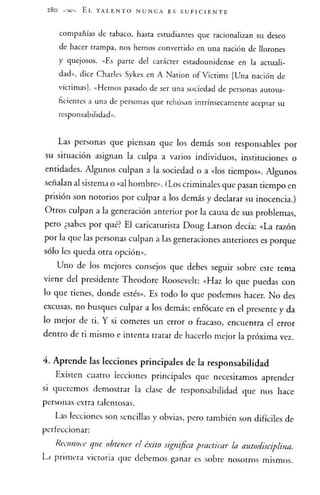 El talento nunca es suficiente - Jhon Maxwell