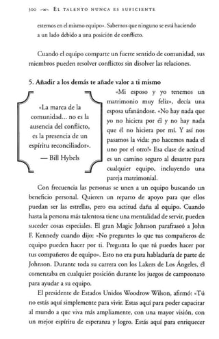 El talento nunca es suficiente - Jhon Maxwell