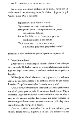 El talento nunca es suficiente - Jhon Maxwell