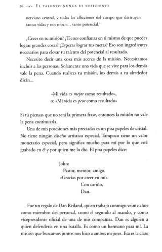 El talento nunca es suficiente - Jhon Maxwell