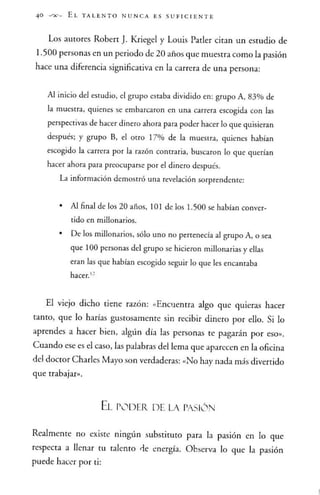 El talento nunca es suficiente - Jhon Maxwell