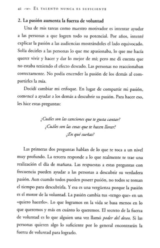 El talento nunca es suficiente - Jhon Maxwell