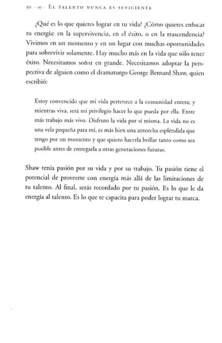 El talento nunca es suficiente - Jhon Maxwell