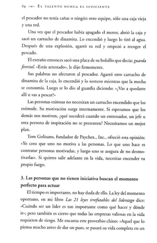 El talento nunca es suficiente - Jhon Maxwell