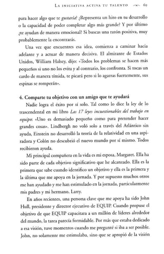 El talento nunca es suficiente - Jhon Maxwell