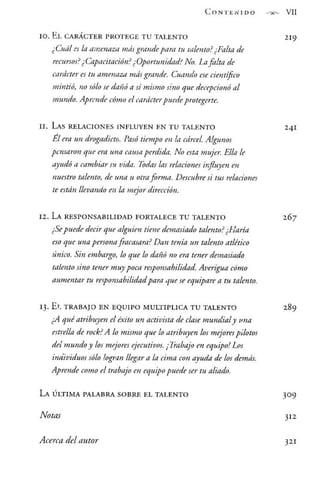 El talento nunca es suficiente - Jhon Maxwell