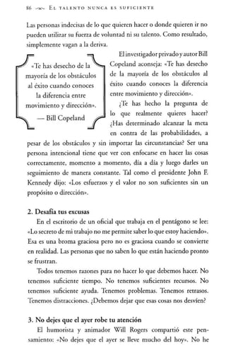El talento nunca es suficiente - Jhon Maxwell