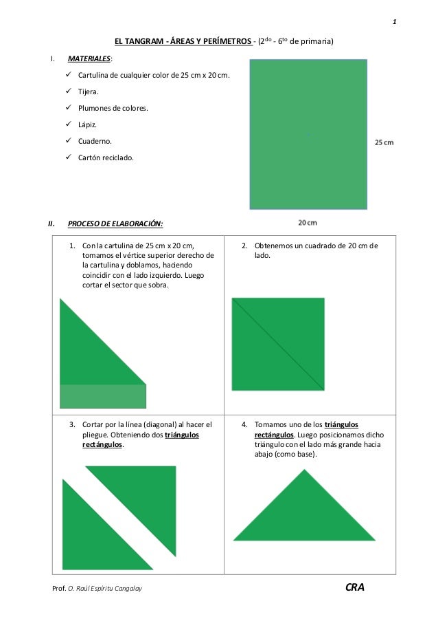 cuadro de tangram