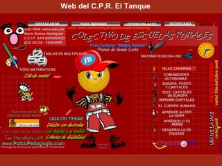 Web del C.P.R. El Tanque
 