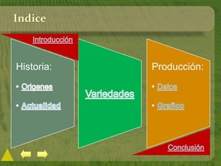 Indice
Historia: Producción:
 