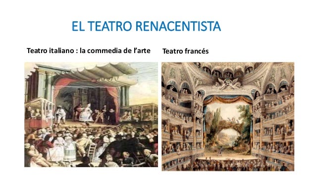 El teatro renacentista