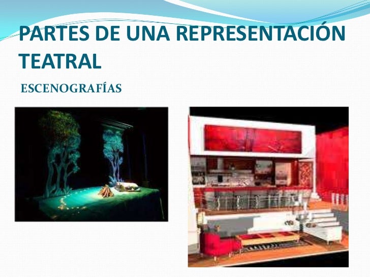 El teatro y sus elementos