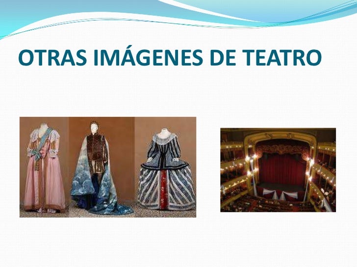 El teatro y sus elementos