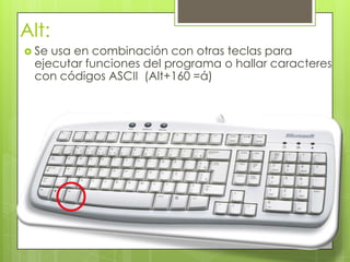 El teclado | PPTX