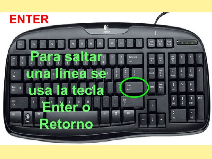 El teclado de las computadoras