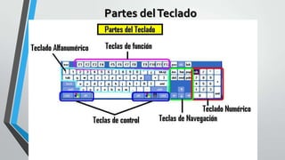 Partes del Teclado

 