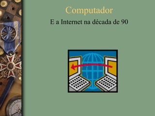 Computador
E a Internet na década de 90
 
