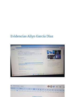 Evidencias Ailyn Garcia Diaz
 