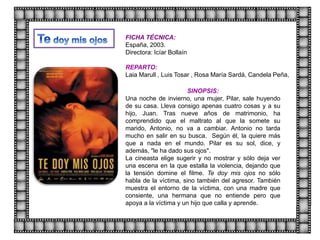 El tema de la violencia de género en el cine