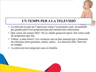 DÉU NO FA VACANCES! Si sou creients, no el deixeu de
banda en aquest període.

 