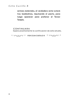 EL TERCER TEMPLO Y EL ANTICRISTO