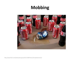Mobbing




http://www.flickr.com/photos/tonyjcase/2411318874/sizes/l/in/photostream/
 