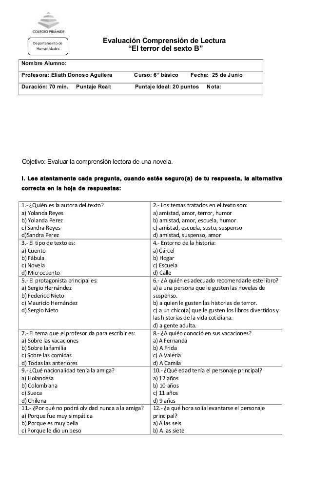 El Terror Del Sexto B