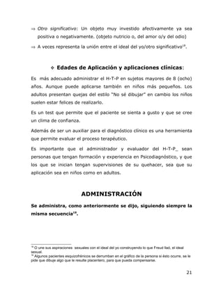 El test de htp excelente y completisimo | PDF