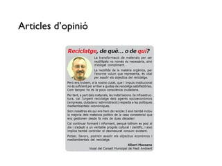 Articles d’opinió
 