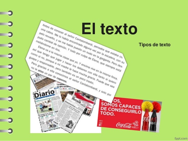 El texto