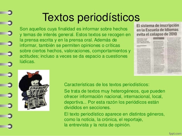 El texto