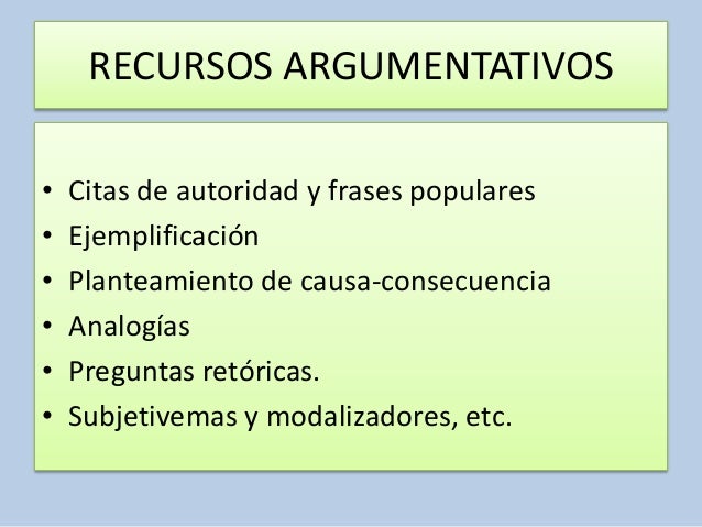 El texto argumentativo